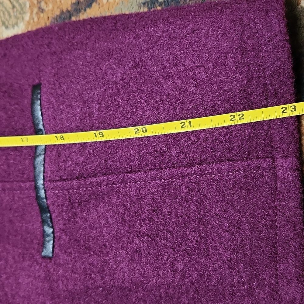 Alfani Purple Cardigan with Black Trim - Picture 7 of 8